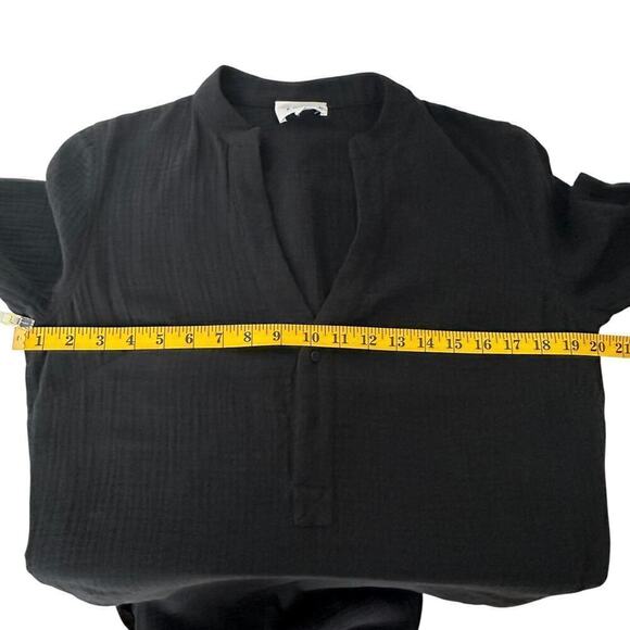 Bird and Knoll Cotton Black Frieda Belted Shirtdress (L) - Picture 11 of 16